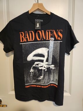 Sumerian Records Bad Omens Black Graphic Tee